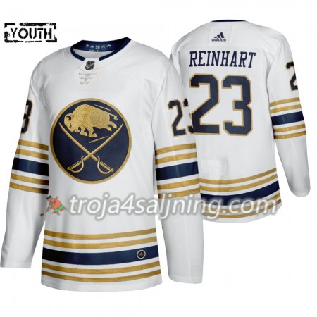 Buffalo Sabres tröja Sam Reinhart 23 50th Anniversary 2019-2020 Adidas Vit Authentic - NHL Tröjor Barn